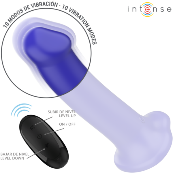 Intense Victoria — Vibrator, Remote Control, Dark Blue — Remote Control Vibrators — view 3