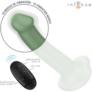 Intense Becca — Vibrator, Remote Control, Green — Remote Control Vibrators — view 4