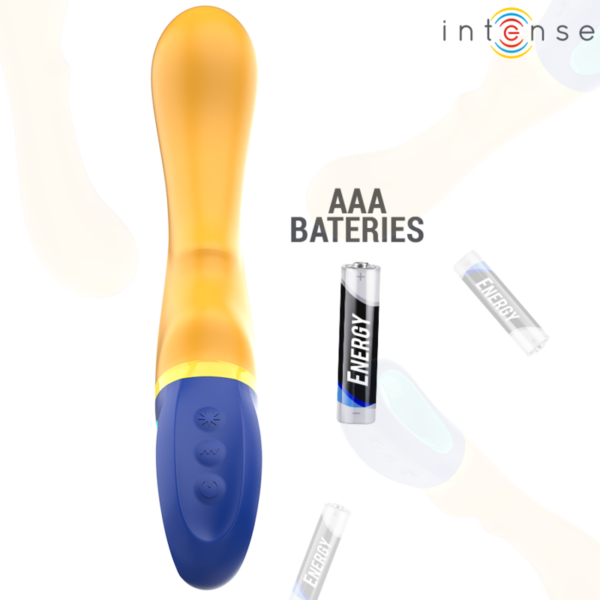 Intense Shaggy — G-Spot Vibrator, Waterproof, Yellow — Classic Vibrators — view 3