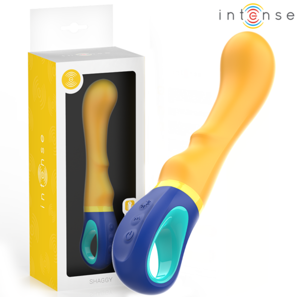 Intense Shaggy — G-Spot Vibrator, Waterproof, Yellow — Classic Vibrators