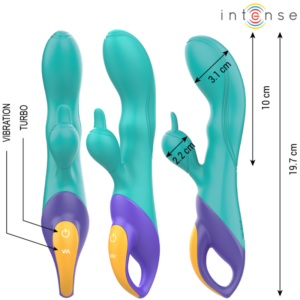 Intense Fred — Rabbit Vibrator, Rechargeable, Blue — Rabbit Vibrators — view 4