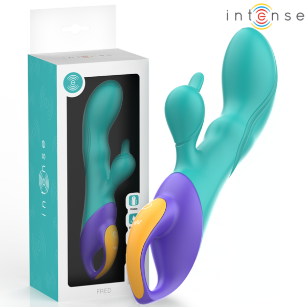 Intense Fred — Rabbit Vibrator, Rechargeable, Blue — Rabbit Vibrators