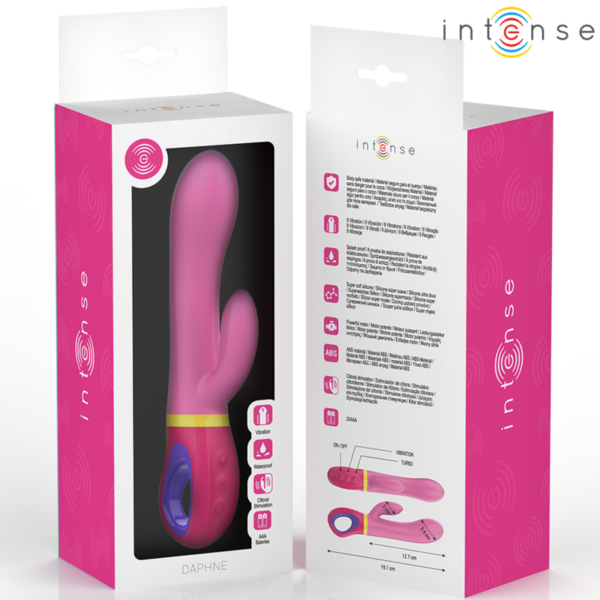 Intense Daphne — Rabbit Vibrator, Waterproof, Pink — Rabbit Vibrators — view 6