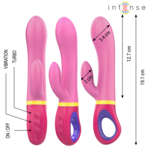 Intense Daphne — Rabbit Vibrator, Waterproof, Pink — Rabbit Vibrators — view 2