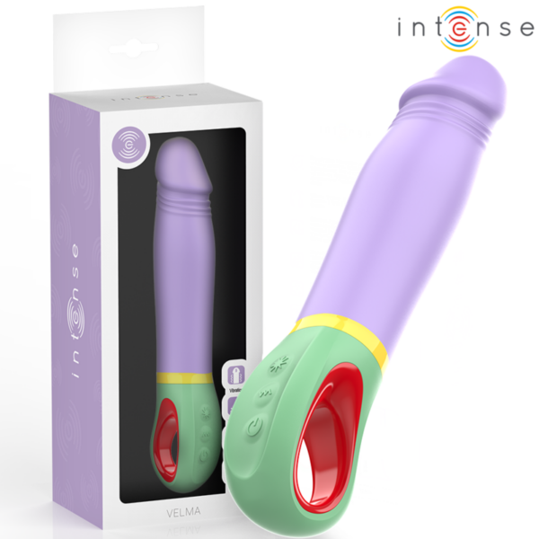 Intense Velma — Realistic Vibrator, Waterproof, Purple — Classic Vibrators