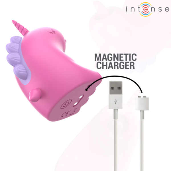 Intense Pinkie — Tongue Vibrator, Waterproof, Fuchsia — Clitoral Stimulators — view 2