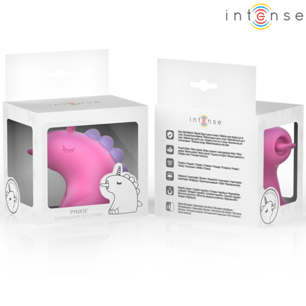 Intense Pinkie — Tongue Vibrator, Waterproof, Fuchsia — Clitoral Stimulators — view 5