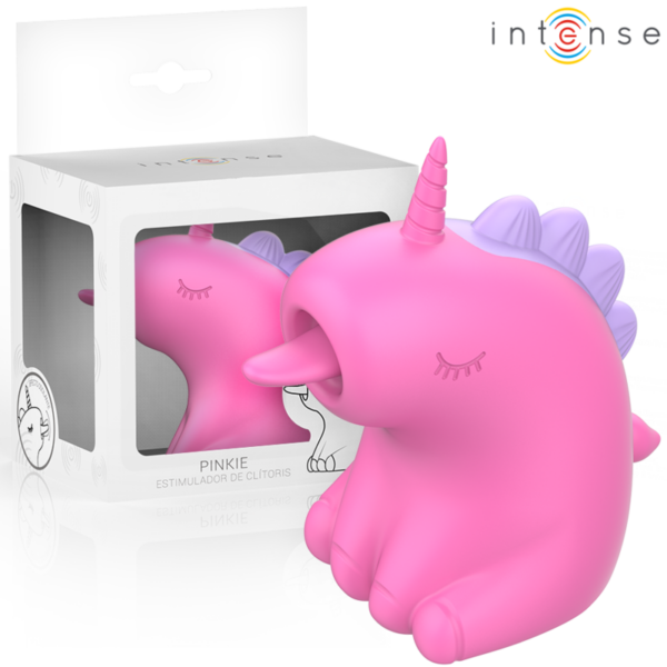 Intense Pinkie — Tongue Vibrator, Waterproof, Fuchsia — Clitoral Stimulators — view 4