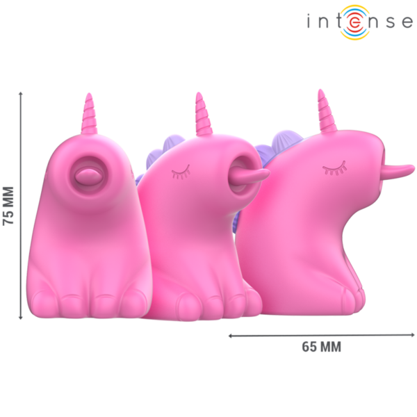 Intense Pinkie — Tongue Vibrator, Waterproof, Fuchsia — Clitoral Stimulators — view 6