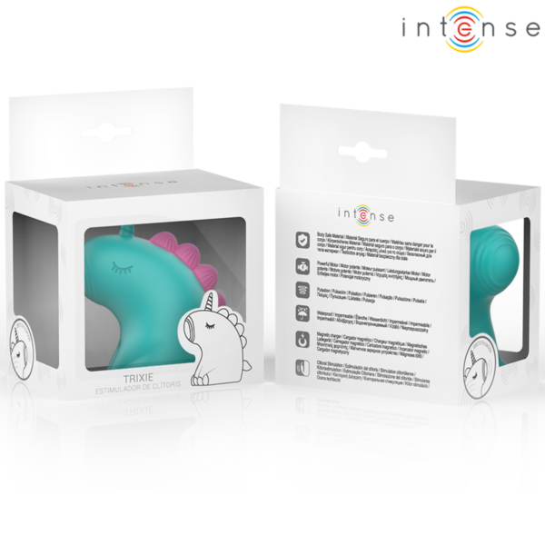 Intense Trixie — Tongue Vibrator, Waterproof, Green — Clitoral Stimulators — view 6