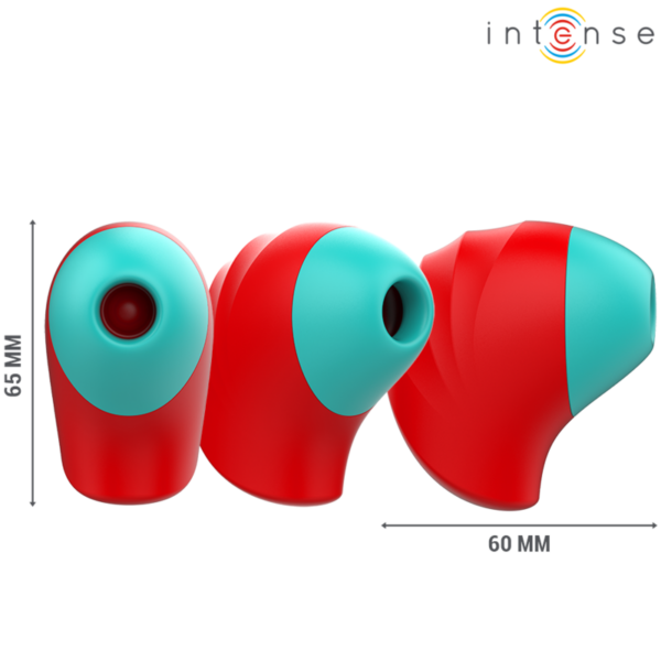 Intense Donnie — Clit Sucker, Waterproof, Red and Green — Air Pulse Vibrators — view 4