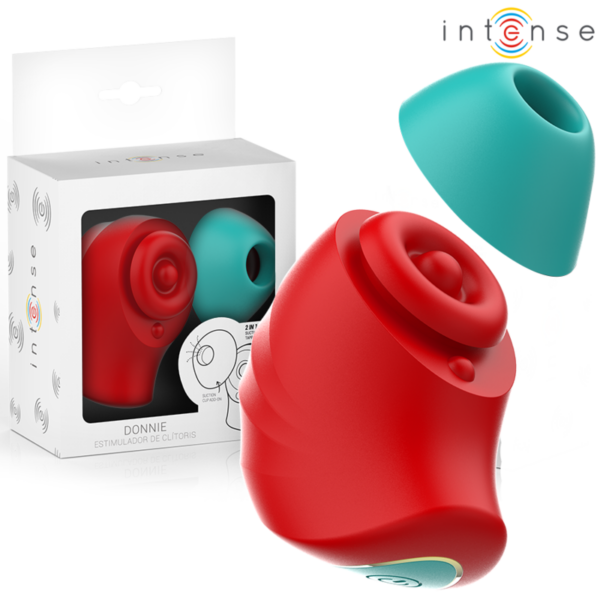 Intense Donnie — Clit Sucker, Waterproof, Red and Green — Air Pulse Vibrators — view 7
