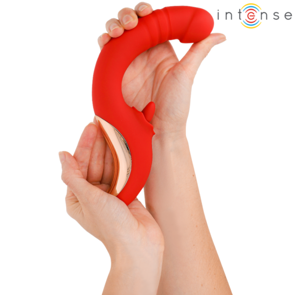 Intense Paulina — Rabbit Vibrator, Waterproof, Red — Rabbit Vibrators — view 5