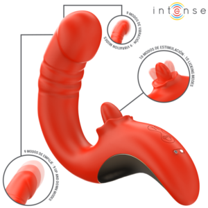 Intense Paulina — Rabbit Vibrator, Waterproof, Red — Rabbit Vibrators