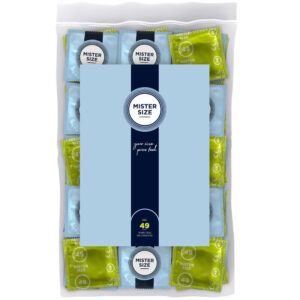 Mister Size S 49 — Snug Fit Condoms, 100 Pack — Bulk Condom Packs