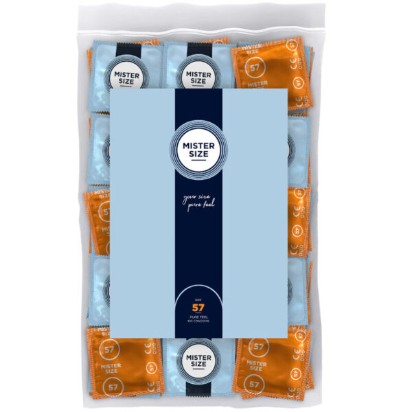 Mister Size L 57 — Condoms, 100 Pack — Bulk Condom Packs