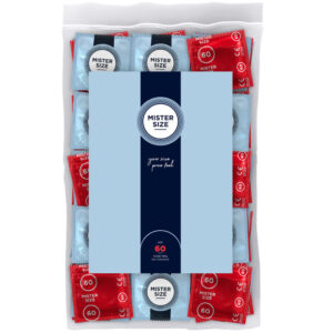 Mister Size XL 60 — XL Condoms, 100 Pack — Bulk Condom Packs