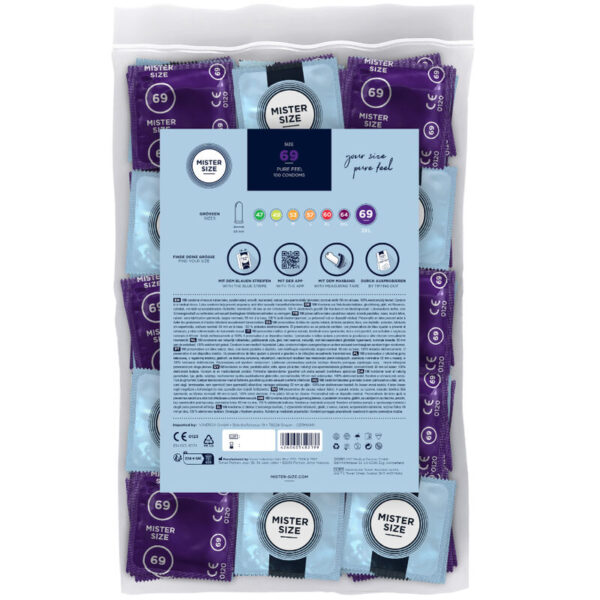 Mister Size XXXL 69 — XL Condoms, 100 Pack — Bulk Condom Packs — view 2
