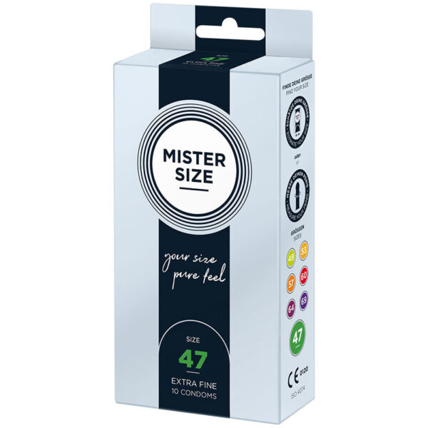 Mister Size XS 47 — Snug Fit Condoms, 10 Pack — Condom Multipacks — view 3