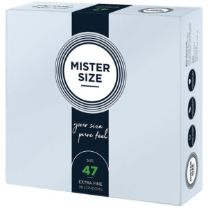 Mister Size XS 47 — Snug Fit Condoms, 36 Pack — Bulk Condom Packs — view 2