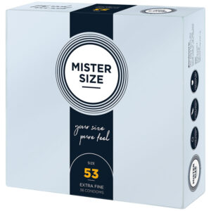 Mister Size M 53 — Condoms, 36 Pack — Bulk Condom Packs — view 2