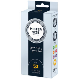Mister Size M 53 — Condoms, 10 Pack — Classic Condoms — view 2