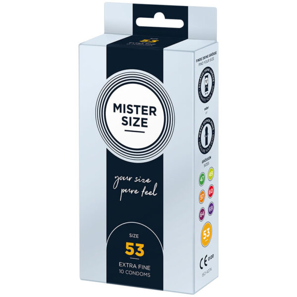 Mister Size M 53 — Condoms, 10 Pack — Classic Condoms — view 2