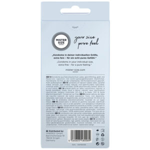Mister Size M 53 — Condoms, 10 Pack — Classic Condoms — view 3