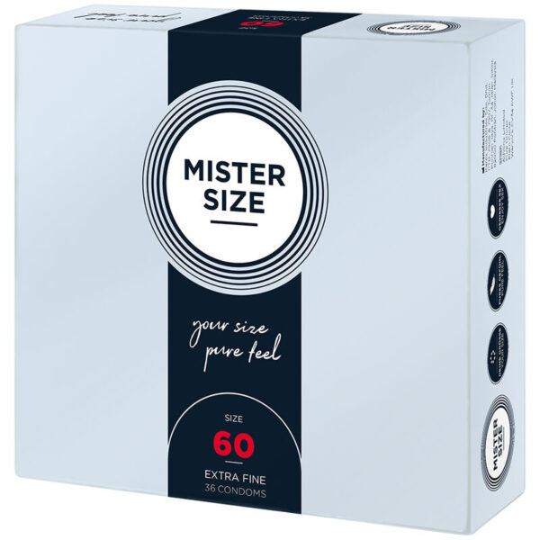 Mister Size XL 60 — XL Condoms, 36 Pack — Bulk Condom Packs — view 2