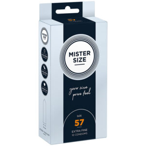 Mister Size L 57 — Condoms, 10 Pack — Classic Condoms