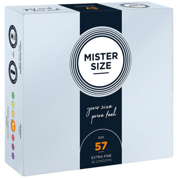 Mister Size L 57 — Condoms, 36 Pack — Bulk Condom Packs