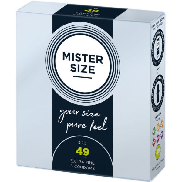 Mister Size S 49 — Snug Fit Condoms, 3 Pack — Condom 3 Packs — view 2
