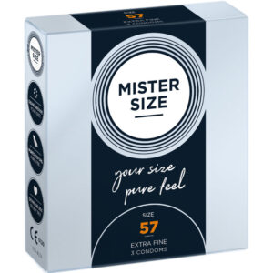 Mister Size L 57 — Condoms, 3 Pack — Classic Condoms
