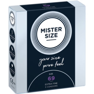 Mister Size XXXL 69 — XL Condoms, 3 Pack — Condom 3 Packs