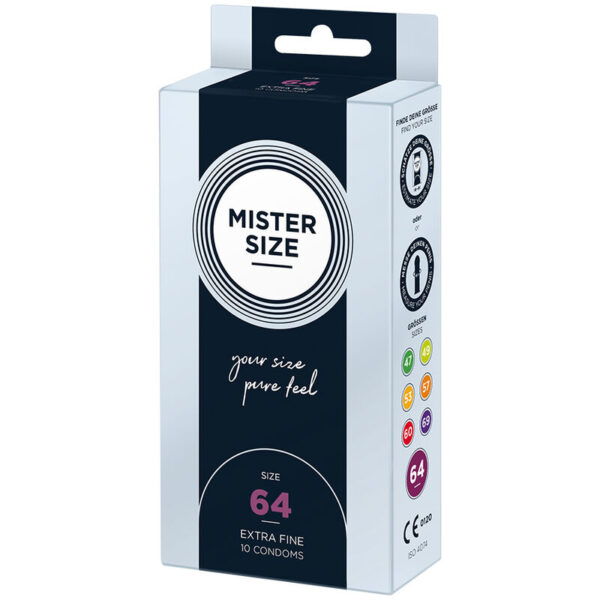 Mister Size XXL 64 — XL Condoms, 10 Pack — Condom Multipacks — view 3