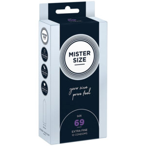 Mister Size XXXL 69 — XL Condoms, 10 Pack — Condom Multipacks