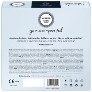 Mister Size XXXL 69 — XL Condoms, 36 Pack — Bulk Condom Packs — view 2