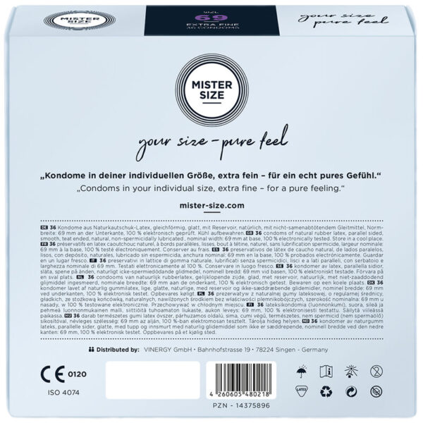 Mister Size XXXL 69 — XL Condoms, 36 Pack — Bulk Condom Packs — view 2