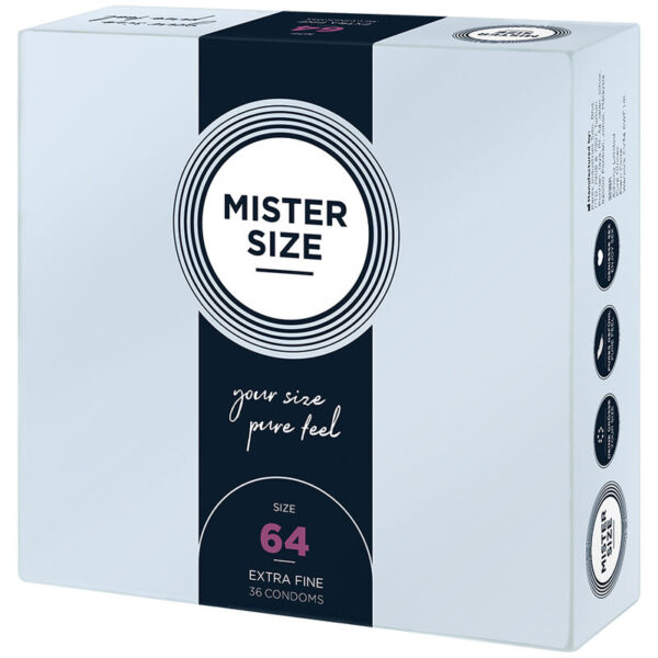 Mister Size XXL 64 — XL Condoms, 36 Pack — Bulk Condom Packs — view 3