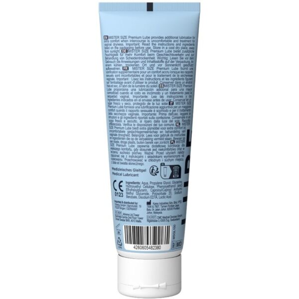 Mister Size Premium — Water-Based Lubricant, 100 ml — Lubes — view 3