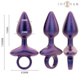 Intense Michael 2 — Vibrating Butt Plug, Remote Control, Purple — Anal — view 2