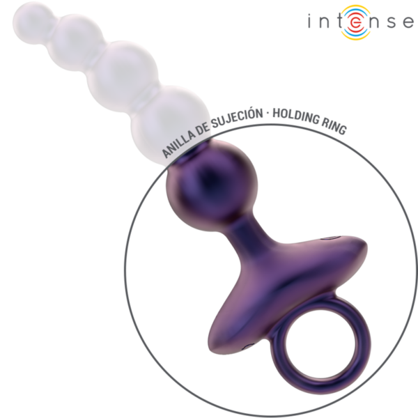Intense Tito 3 — Vibrating Butt Plug, Remote Control, Purple — Anal — view 7