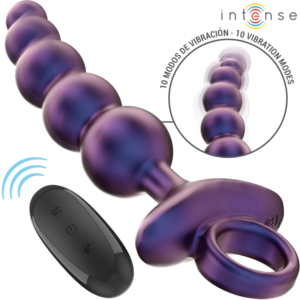 Intense Tito 3 — Vibrating Butt Plug, Remote Control, Purple — Anal — view 2
