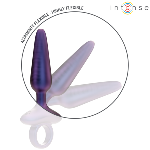 Intense Marlon 4 — Vibrating Butt Plug, Remote Control, Purple — Anal — view 6