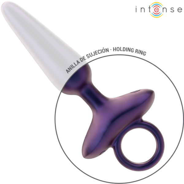Intense Marlon 4 — Vibrating Butt Plug, Remote Control, Purple — Anal — view 7