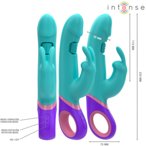 Intense Monica — Rabbit Vibrator, Waterproof, Blue — Rabbit Vibrators — view 2