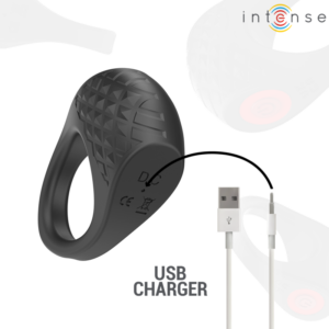 Intense Clover — Vibrating Cock Ring, Remote Control, Black — Cock Rings — view 4
