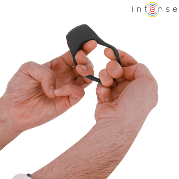 Intense Clover — Vibrating Cock Ring, Remote Control, Black — Cock Rings — view 2