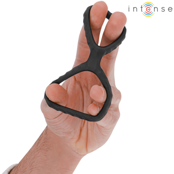 Intense Dewey — Cock Ring, Silicone, Black — Classic Cock Rings — view 4