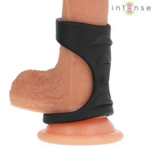 Intense Theo — Cock Ring, Silicone, Black — Classic Cock Rings — view 2